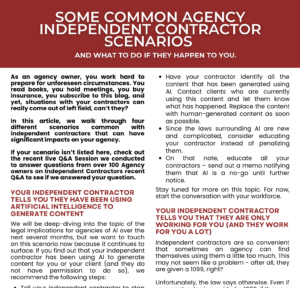 Common Agency IC Scenarios