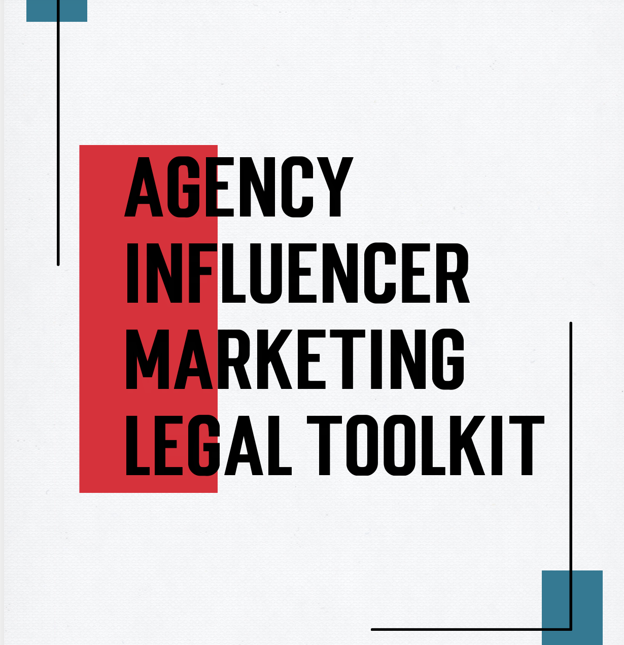Agency Influencer Marketing Legal Toolkit